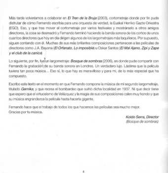 CD Fernando Velázquez: Concert Suites / Music For Films