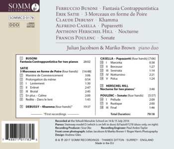 CD Erik Satie: Piano Duo