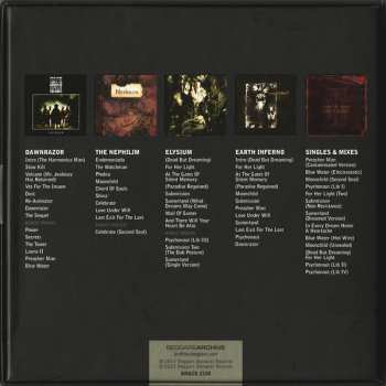 5CD/Dobozkészlet Fields Of The Nephilim: 5 Albums