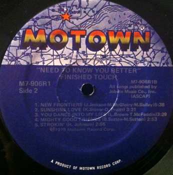 LP Finished Touch: Need To Know You Better