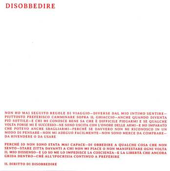 CD Fiorella Mannoia: Disobbedire