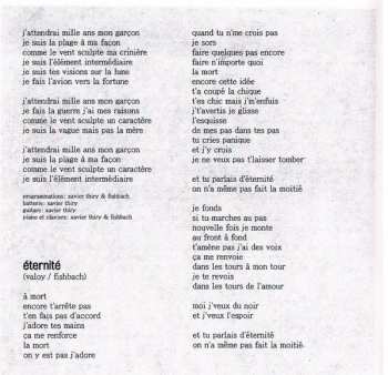 CD Fishbach: À Ta Merci DLX