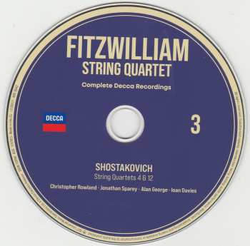 15CD/Dobozkészlet Fitzwilliam String Quartet: Complete Decca Recordings LTD