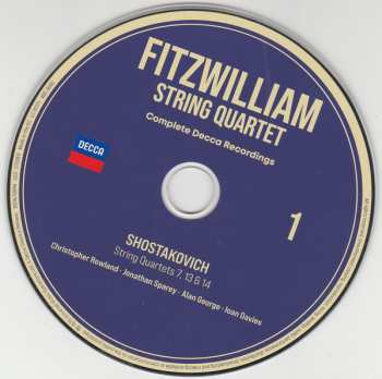 15CD/Dobozkészlet Fitzwilliam String Quartet: Complete Decca Recordings LTD