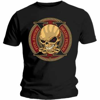Merch Five Finger Death Punch: Tričko Decade Of Destruction  S