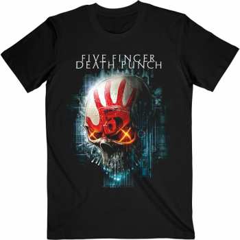 Merch Five Finger Death Punch: Póló Interface Skull 