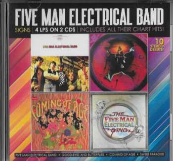 Album Five Man Electrical Band: Signs - 4 LPs On 2 CDs