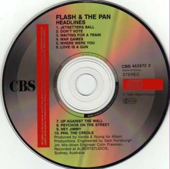 CD Flash & The Pan: Headlines