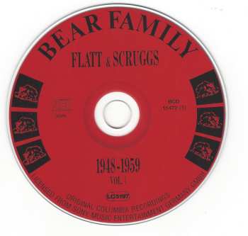 4CD/Dobozkészlet Flatt & Scruggs: 1948-1959