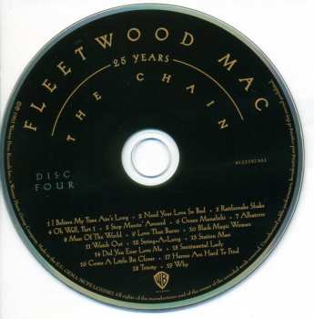 4CD Fleetwood Mac: 25 Years The Chain
