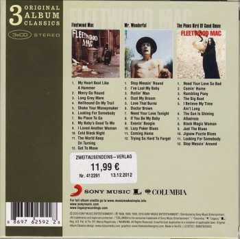 3CD/Dobozkészlet Fleetwood Mac: 3 Original Album Classics