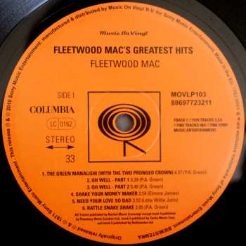 LP Fleetwood Mac: Fleetwood Mac's Greatest Hits