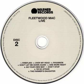 2LP/3CD/SP/Dobozkészlet Fleetwood Mac: Live DLX | LTD