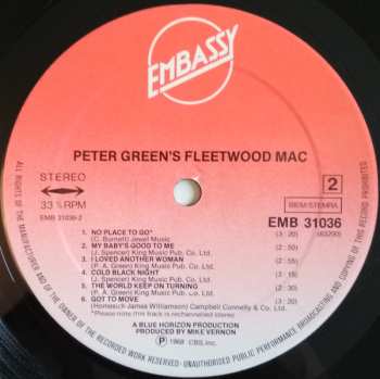 LP Fleetwood Mac: Peter Green's Fleetwood Mac