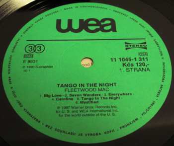 LP Fleetwood Mac: Tango In The Night