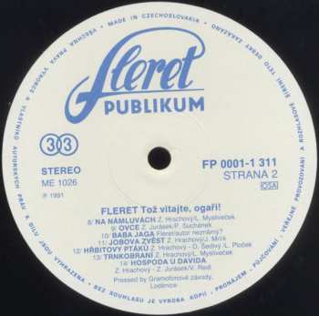LP Fleret: Tož Vitajte, Ogaři!