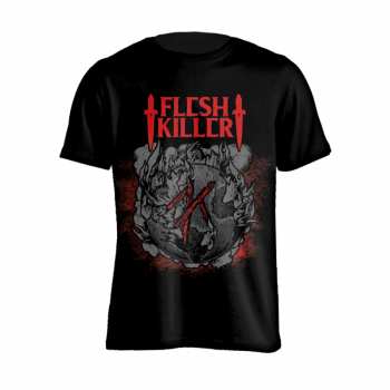 Merch Fleshkiller: Póló Red Logo Fleshkiller