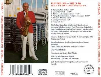 CD Flip Phillips: The Claw: Live At The Floating Jazz Festival