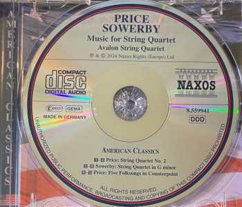 CD Florence B. Price: Music For String Quartet
