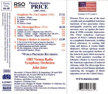 CD ORF Radio-Symphonieorchester Wien: Symphony No. 3 In C Minor • The Mississippi River • Ethiopia's Shadow In America