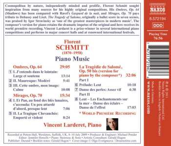CD Vincent Larderet: La Tragédie de Salomé - Ombres - Mirages