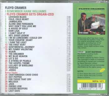 CD Floyd Cramer: I Remember Hank Williams / Floyd Cramer Gets Organ-ized