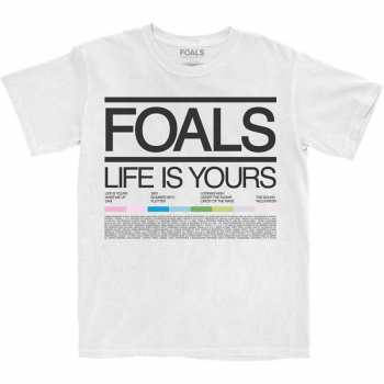 Merch Foals: Póló Life Is Yours Song List