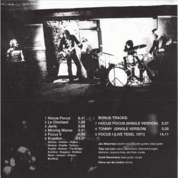 9CD/2DVD/Dobozkészlet Focus: 50 Years: Anthology 1970-1976