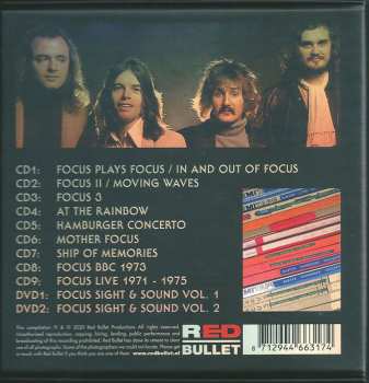 9CD/2DVD/Dobozkészlet Focus: 50 Years: Anthology 1970-1976
