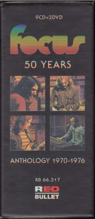 9CD/2DVD/Dobozkészlet Focus: 50 Years: Anthology 1970-1976