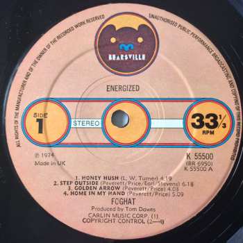 LP Foghat: Energized