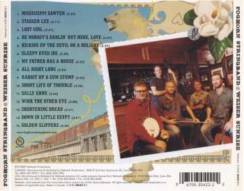 CD Foghorn Stringband: Weiser Sunrise