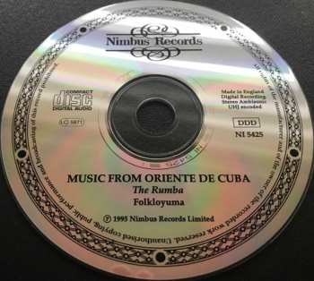CD Folkloyuma: Music From Oriente De Cuba; The Rumba
