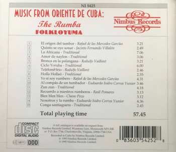 CD Folkloyuma: Music From Oriente De Cuba; The Rumba