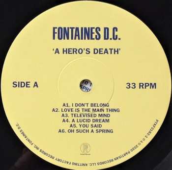 LP Fontaines D.C.: A Hero's Death