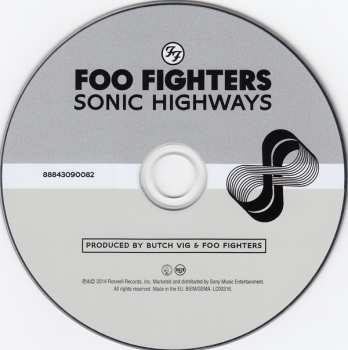 CD Foo Fighters: Sonic Highways DIGI
