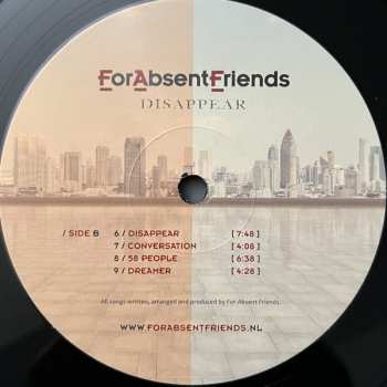 LP For Absent Friends: Disappear