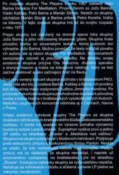 LP Meditating Four: Record For You LTD