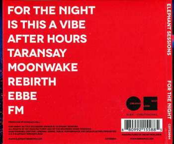 CD Elephant Sessions: For The Night