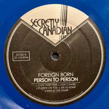 LP Foreign Born: Person To Person CLR