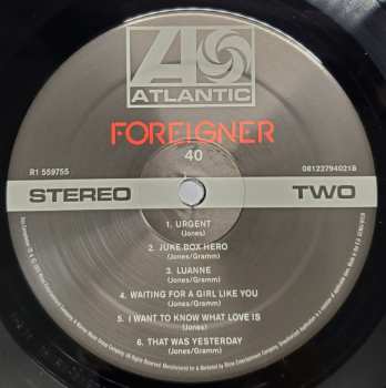 2LP Foreigner: 40