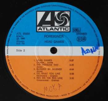 LP Foreigner: Head Games