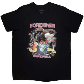 Merch Foreigner: Póló Farewell Eagle