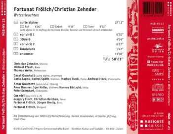 CD Fortunat Frölich: Wetterleuchten