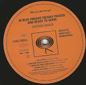 LP Chicken Shack: Forty Blue Fingers, Freshly Packed And Ready To Serve