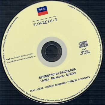 2CD Leoš Janáček: Springtime In Yugoslavia