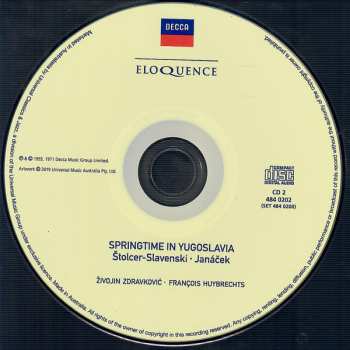 2CD Leoš Janáček: Springtime In Yugoslavia