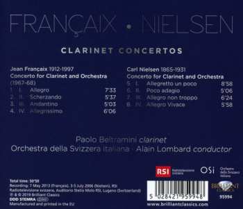 CD Alain Lombard: Clarinet Concertos