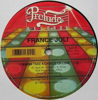 LP France Joli: Gonna Get Over You / Te Olividare (Gonna Get Over You) (Spanish Version) / I Wanna Take A Chance On Love