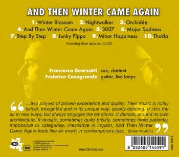 CD Francesco Bearzatti: And The Winter Came Again
